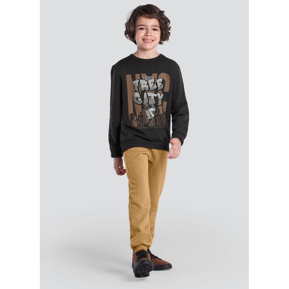 Conjunto Infantil Menino De Skate Em Gel Brandili