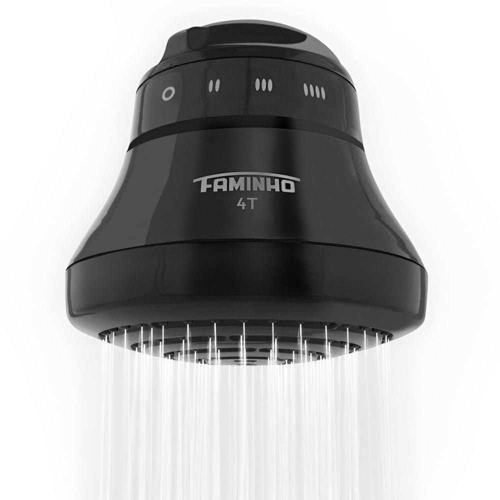 Ducha Faminho Black Multitemperatura 4T 127V 5.400W Fame
