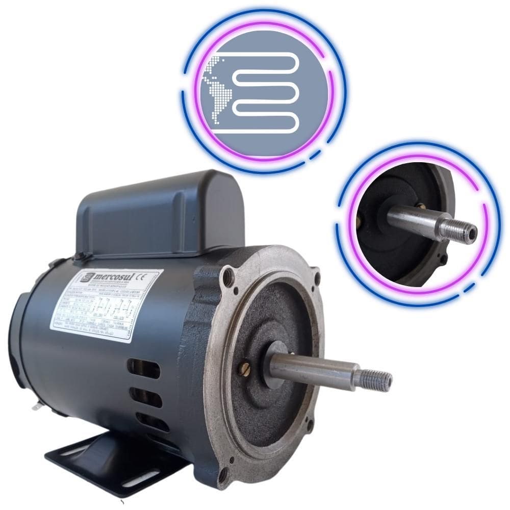 Motor Elétrico 1/3Cv Alta Rotação Piscina Mercosul Motores
