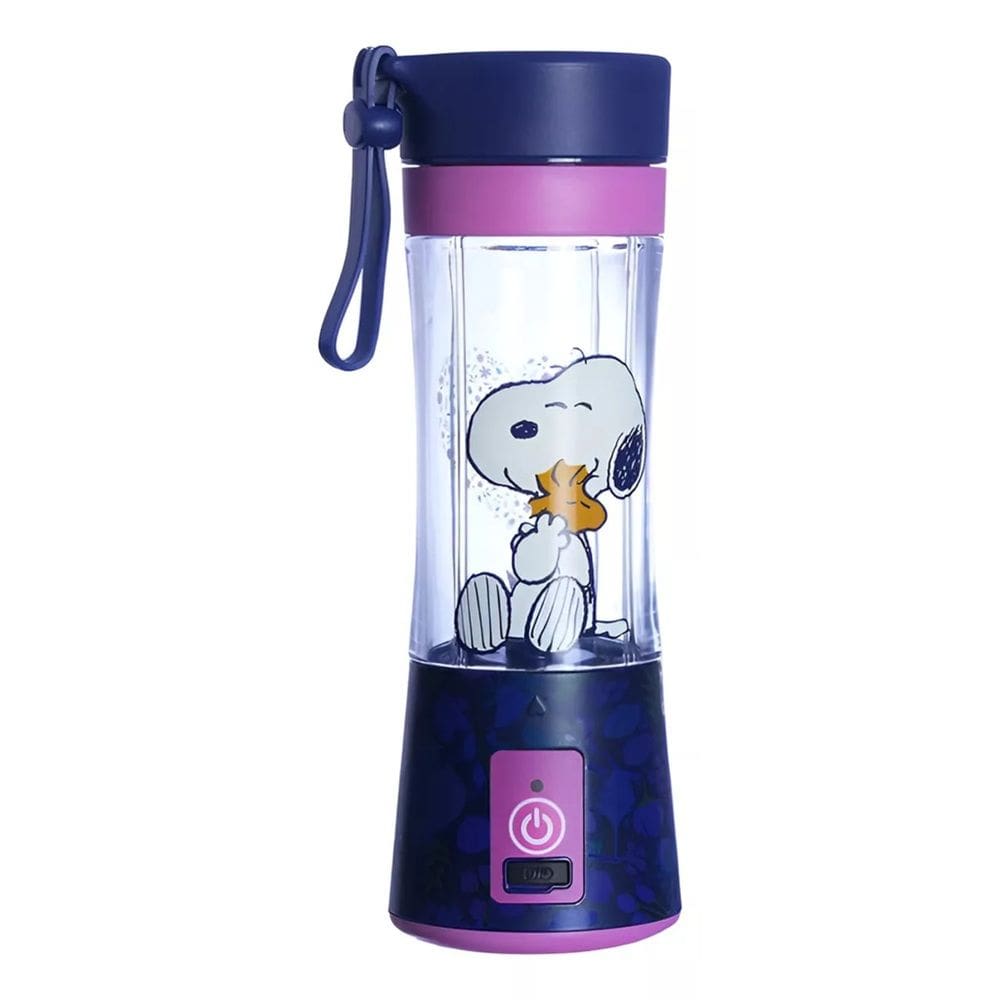 Garrafa Mixer Liquidificador Snoopy Bloom 300 Ml