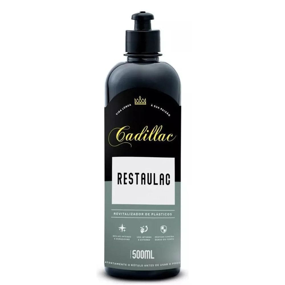 Restaulac Cadillac – Revitalizador de Plásticos Internos e Externos 500ml