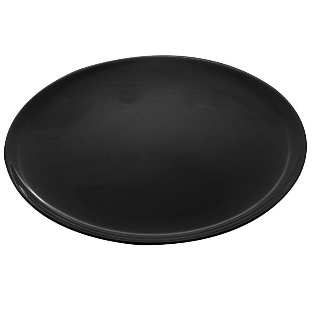 Prato de Vidro Opalino 32cm Lyor Black Friends Time Pizza Luminarc Preto Avulso