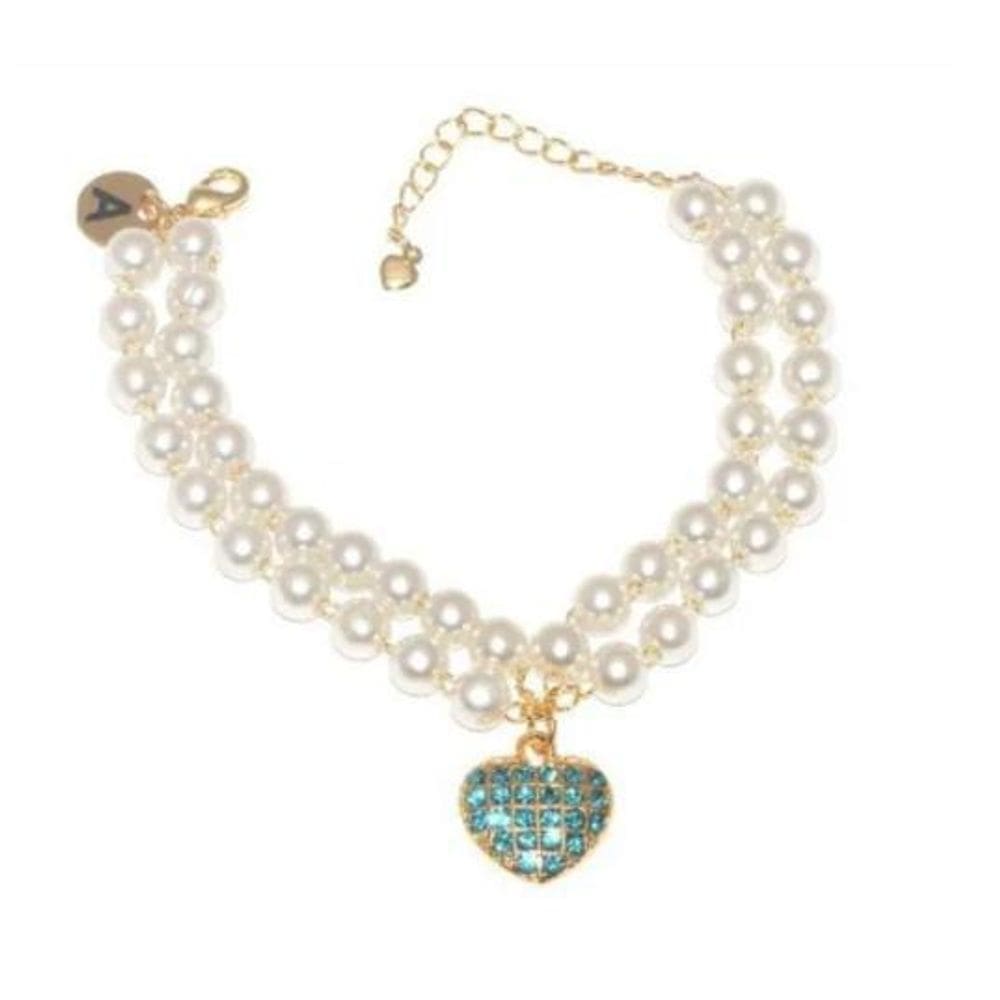 Pulseira Dupla Perola Coração Lembrancinha Madrinha 21Un