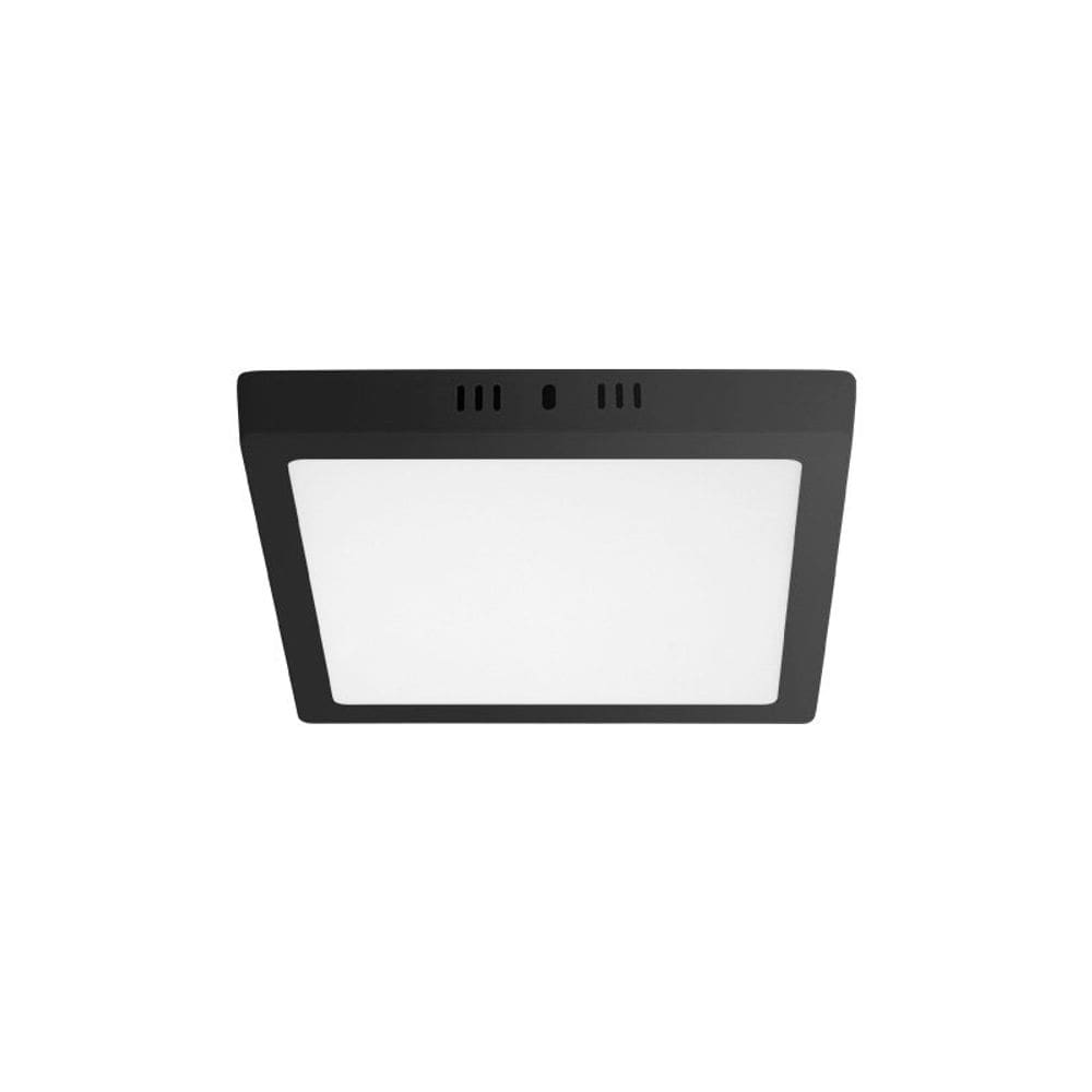 Painel Led Lux Black Taschibra 24W Quadrado De Sobrepor 6500K