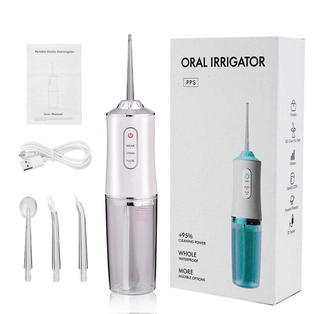 Irrigador Oral Recarregável Limpeza Gengiva