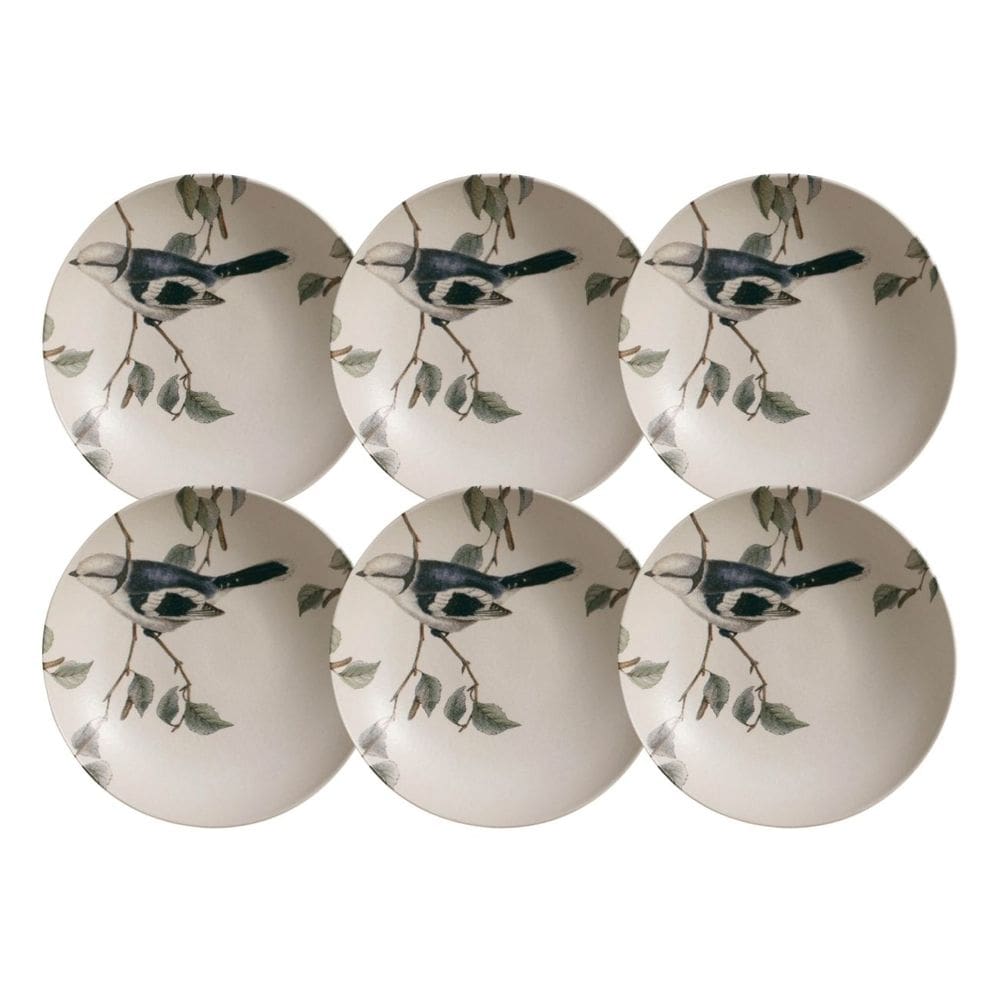 Jogo Prato Fundo Stoneware Coup Lípsia Porto Brasil Kit 6 un