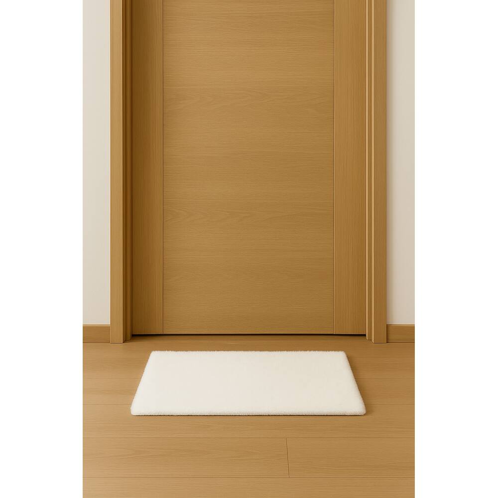 Tapete Felpudo Antiderrapante Aconchego 50x80cm - Edantex - Aconchego 01
