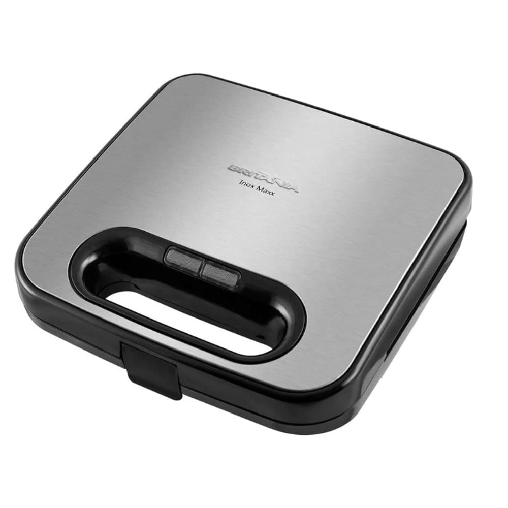 Sanduicheira Grill Britania 750W 127V Antiaderente Em Inox