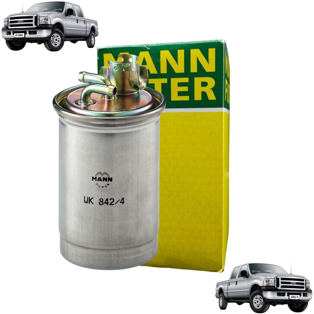 Wk 842/4 - Filtro De Combustível - F 250 1999 A 2006 / 3500 Hd 1996 A 2001 / Caravelle T4 1997 A 2003 / Eurovan 1992 A 1997 - Mann Filter