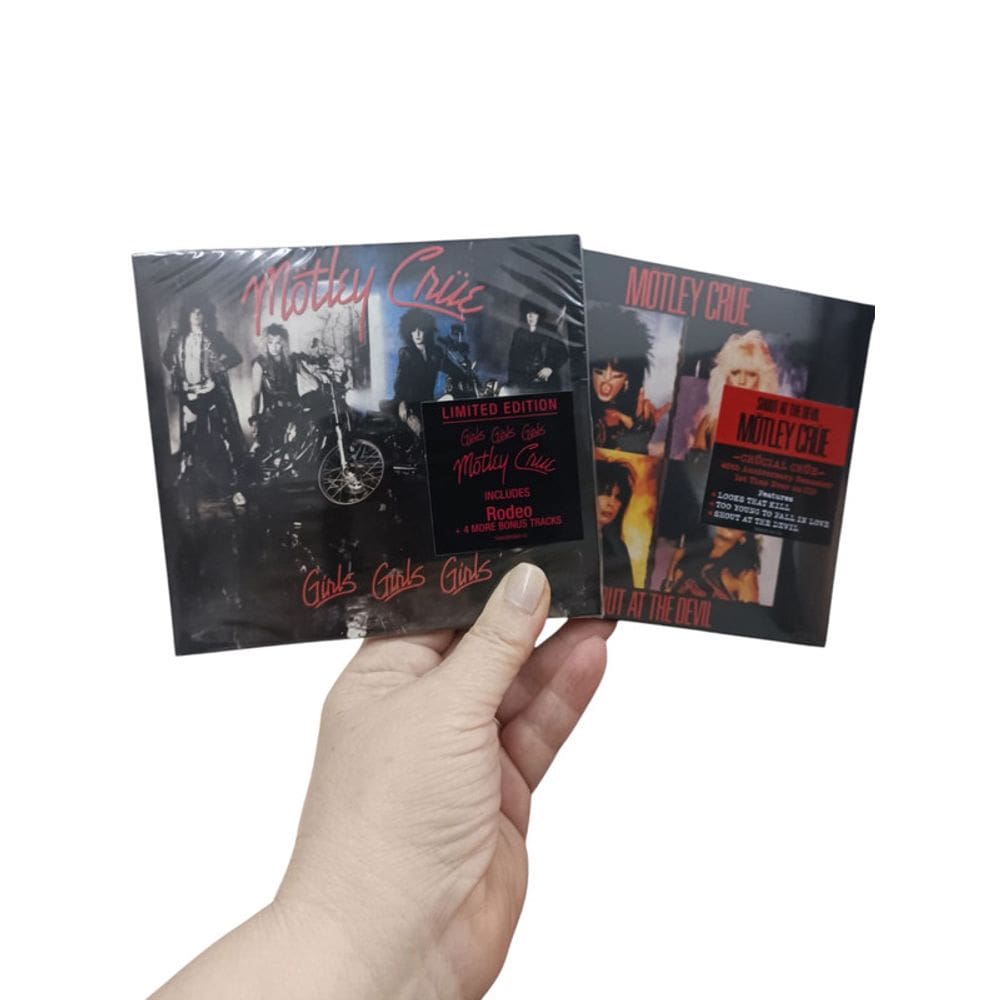 CD Motly Crue - SHOUT AT THE DEVIL / GIRLS GIRLS GIRLS 2 CDS