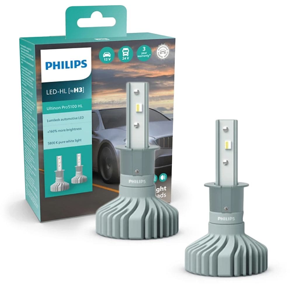 PAR Lâmpadas Led Philip s HB3 HB4 6000k Ultinon