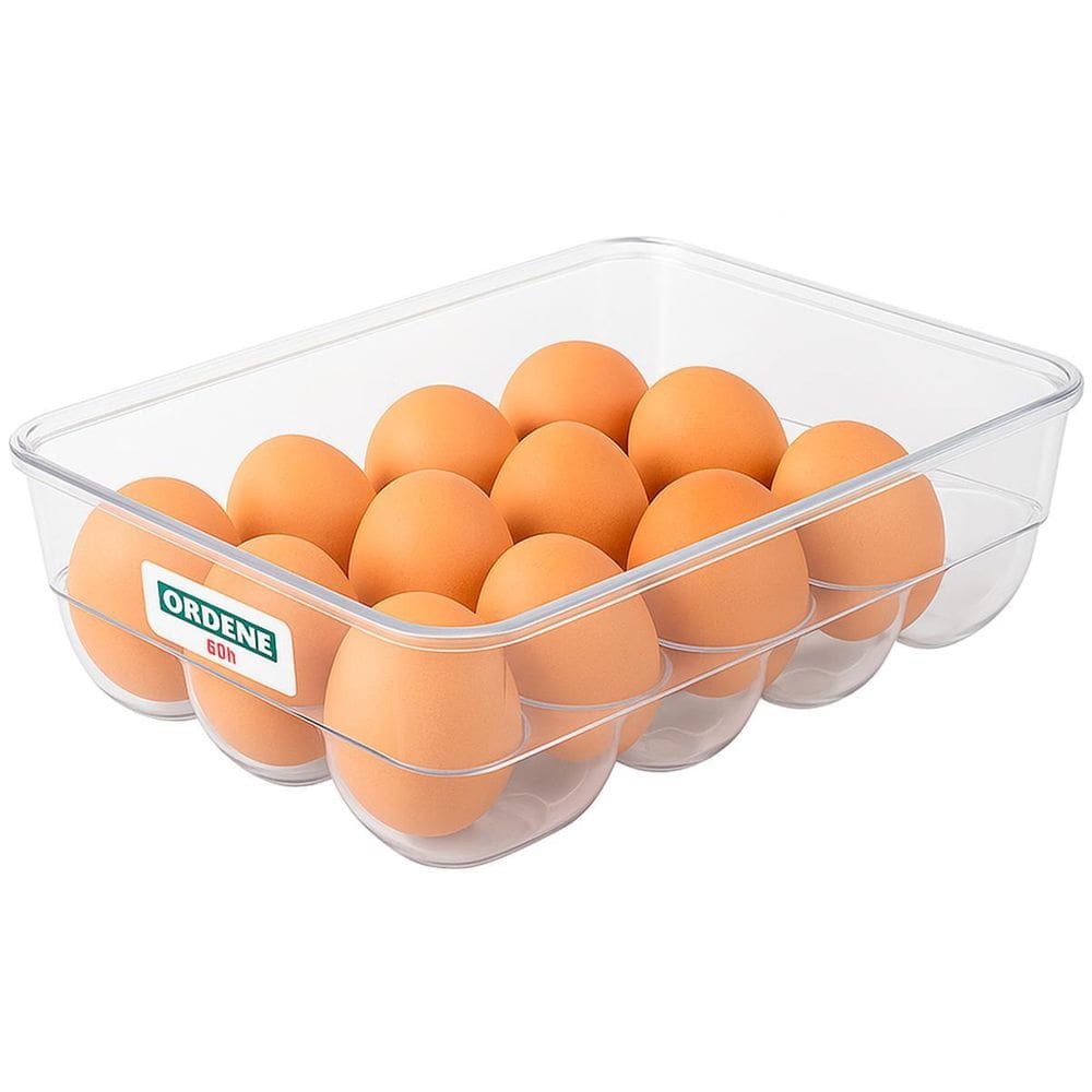 Bandeja Porta Ovo Organizador 12 Ovos Geladeira Dúzia Ordene