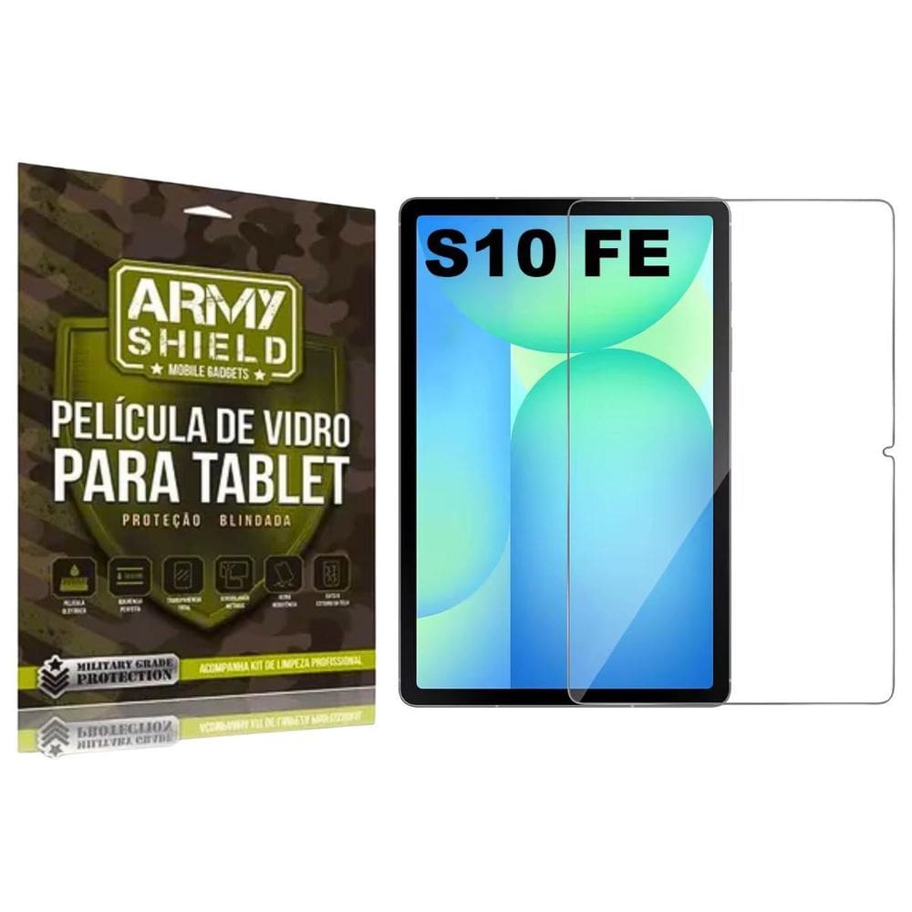 Película De Vidro Blindada Para Tablet Galaxy Tab S10 Fe
