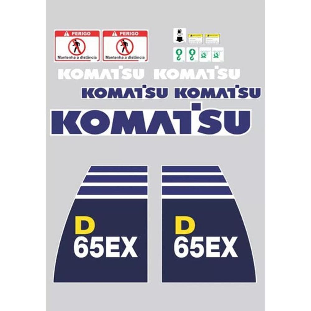 Kit Adesivos Komatsu D65 Ex