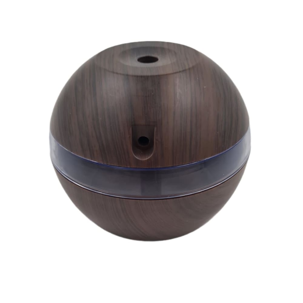 Umidificador Difusor Bolinha Led 200ml Cor:Mogno