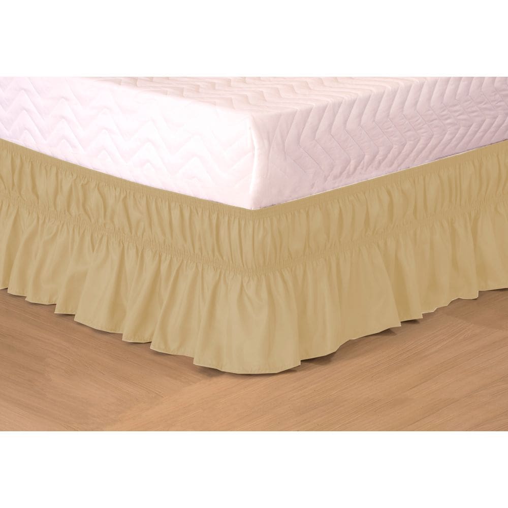 Saia Para Cama Box Colchobox Ajustavel Elasticada Solteiro Casal Queen Avelã