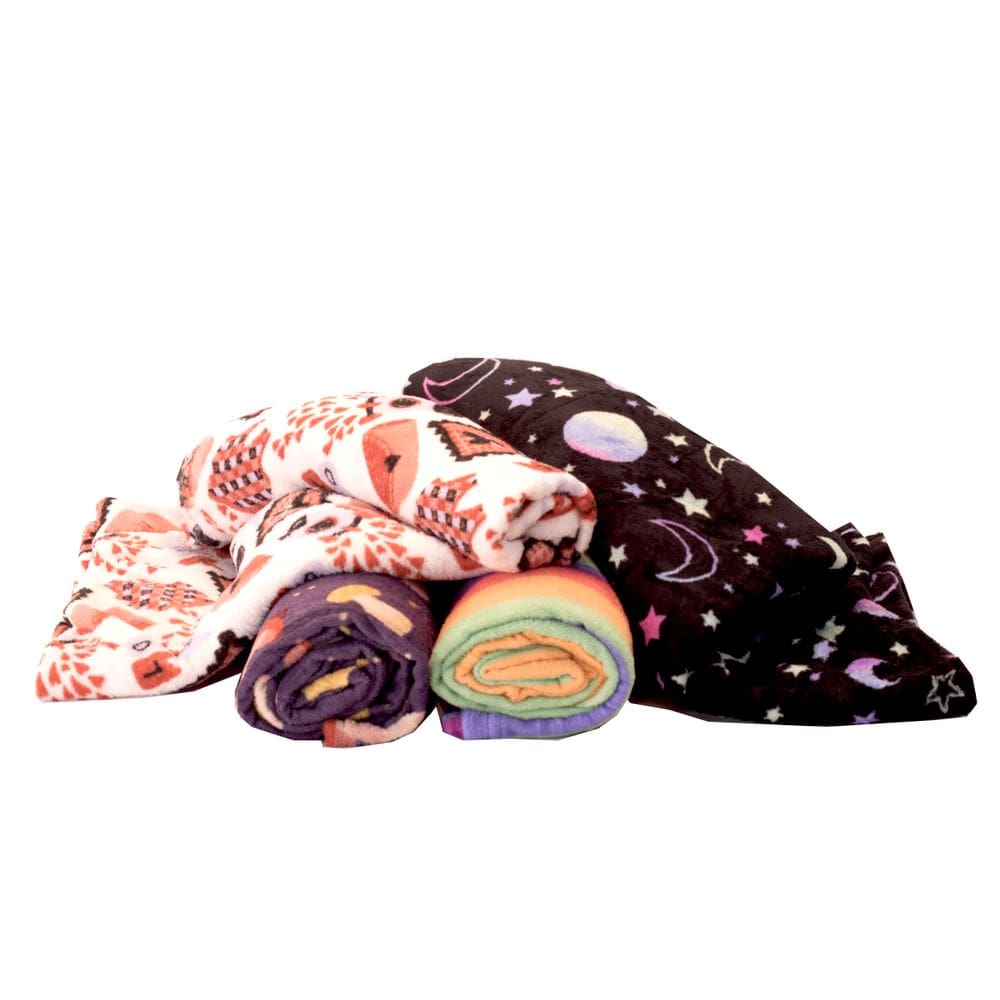 Kit Manta Soft Estampada 03 Pçs Casal Padrão