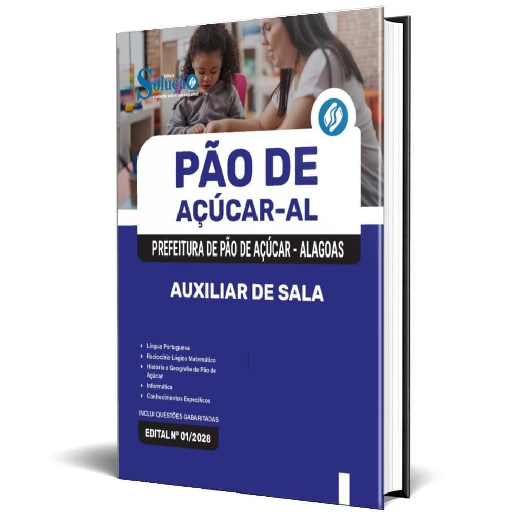 Apostila Prefeitura De Pão De Açúcar Al 2025 Auxiliar Sala
