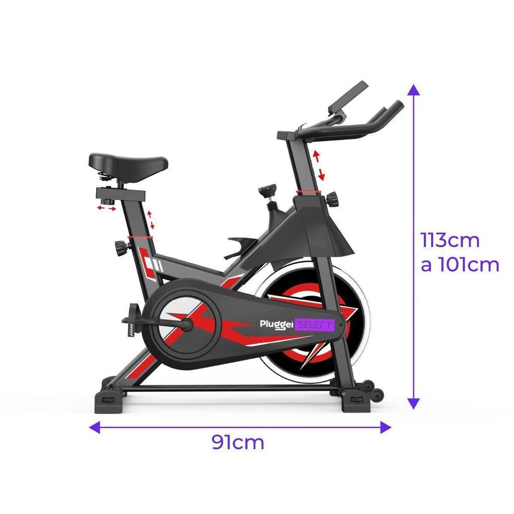 Bicicleta Spinning Ergométrica Fitness Academia Até 150Kg