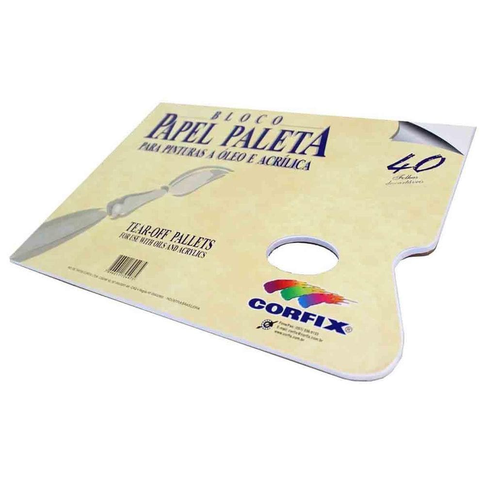 Bloco De Papel Paleta Corfix 210X297Mm 40 Folhas