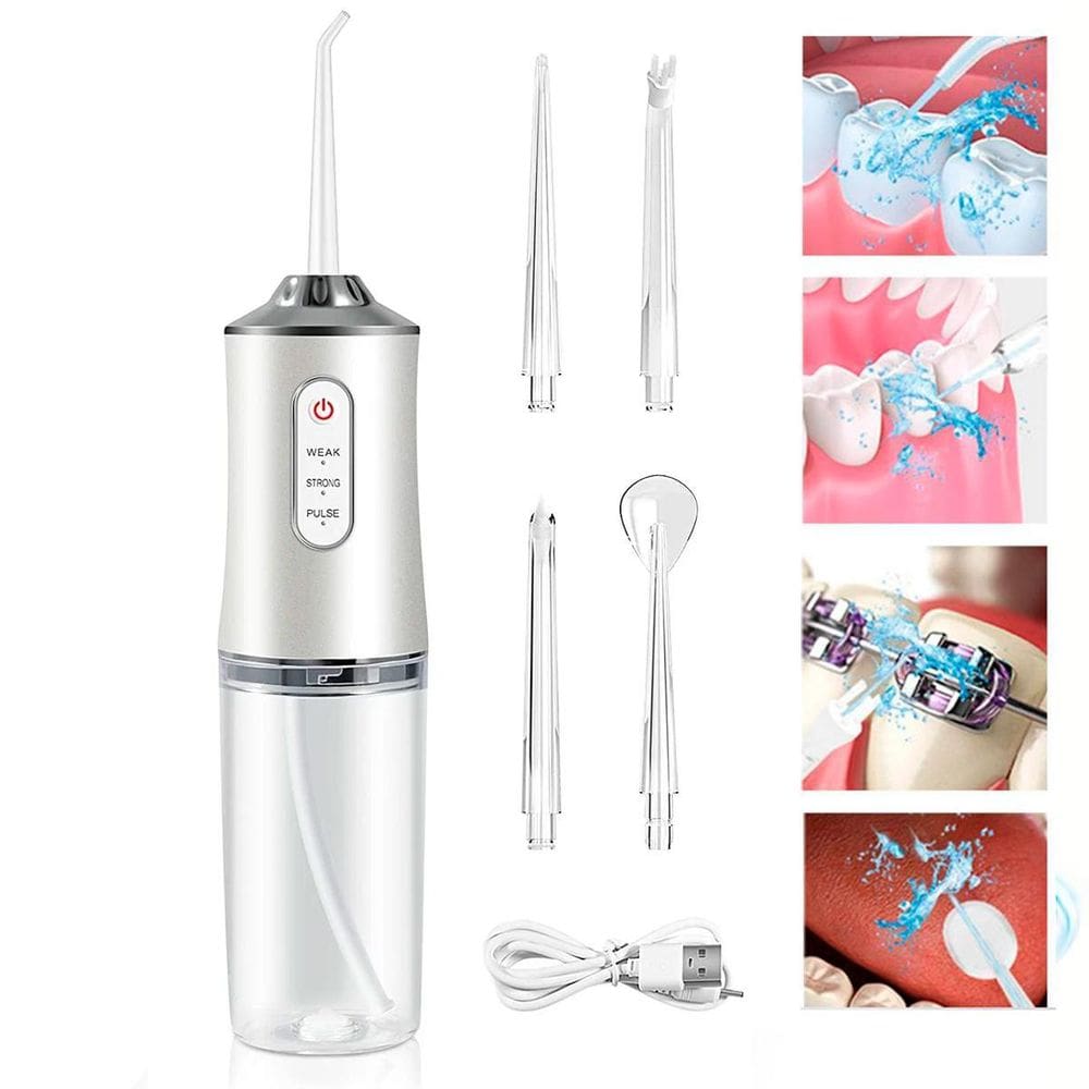 Irrigador Bucal Elétrico Jato D Água Limpador Oral Bucal +B