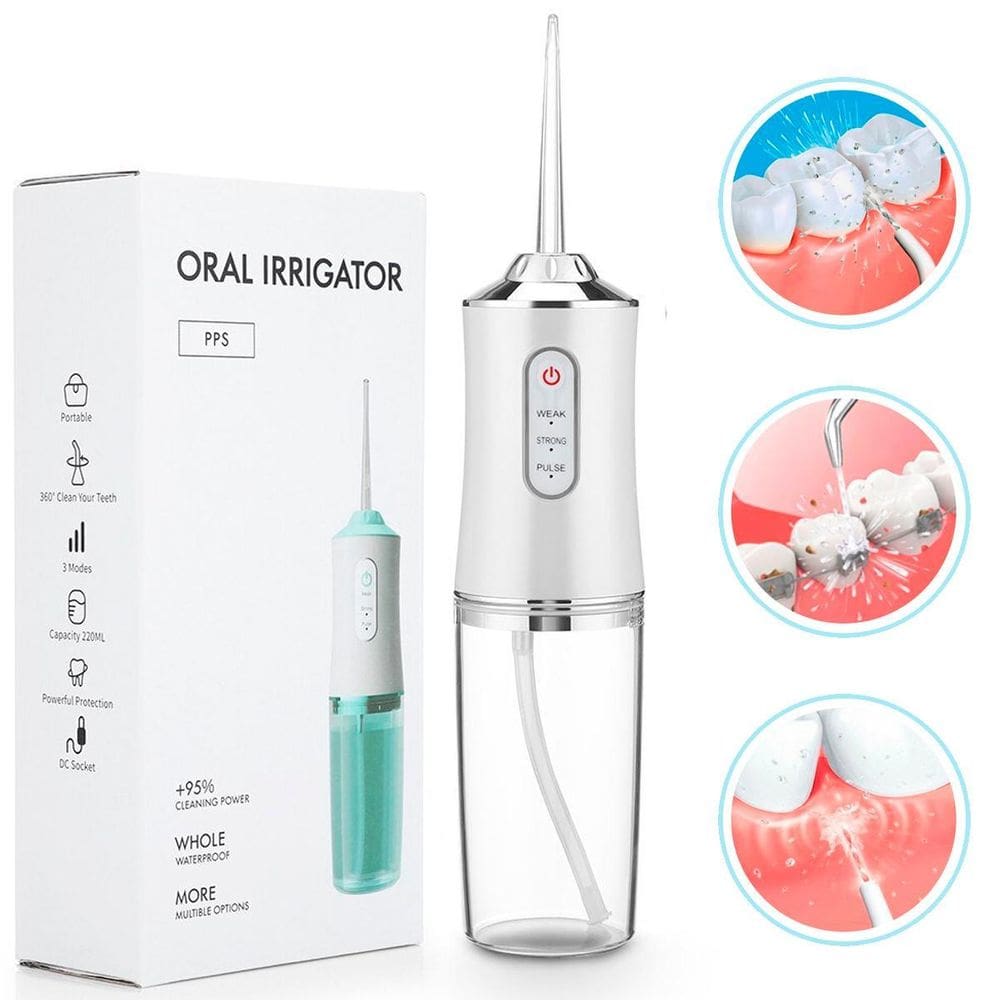 Irrigador Oral Jato D Água Dental Branco 110v/220v