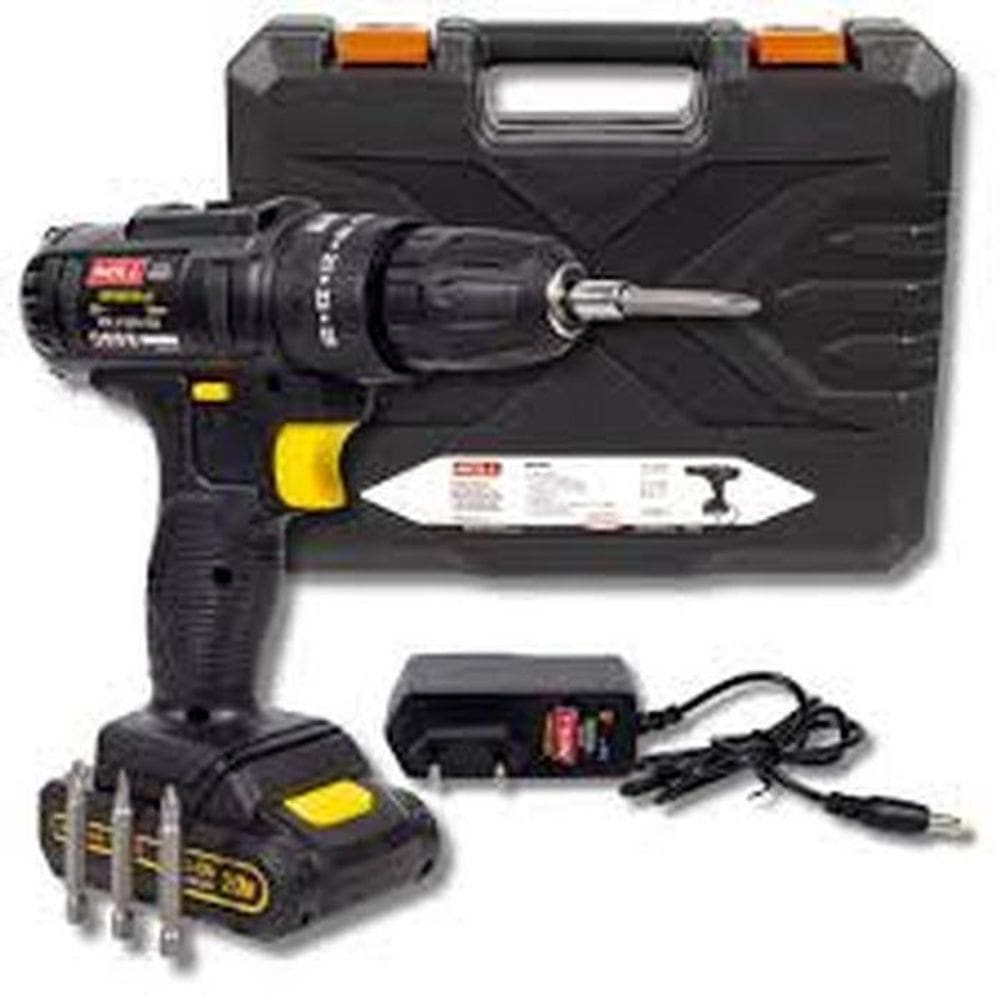 Parafusadeira + Kit Acessorio 20Vbateria 20V 3/8-I+K Noll