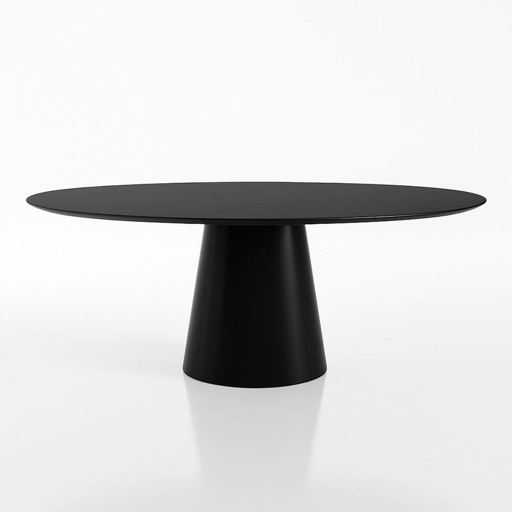Mesa de Jantar Cone Oval 120x80 cm Laqueada