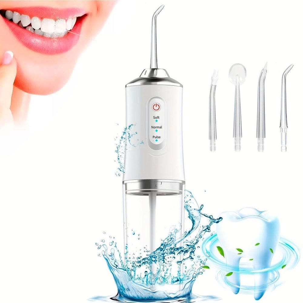 Irrigador Oral Portátil 4 Bicos - Higiene Dental