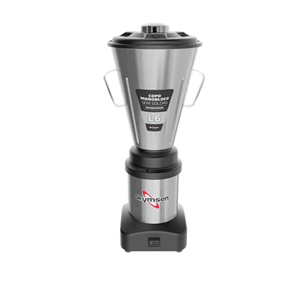 Liquidificador Comercial Skymsen Inox Copo Monobloco 6 Litros L6 Bivolt