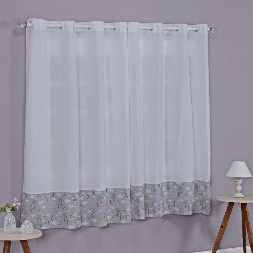 Cortina Baby 2 Metros Quarto Bebê Infantil Menino Menina