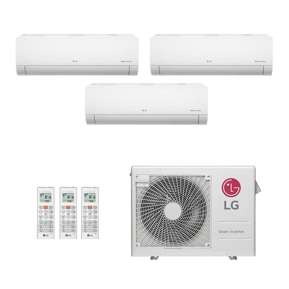 Ar-Condicionado Multi Split Inverter LG 24.000 (3x Evap HW 9.000) Quente/Frio 220V