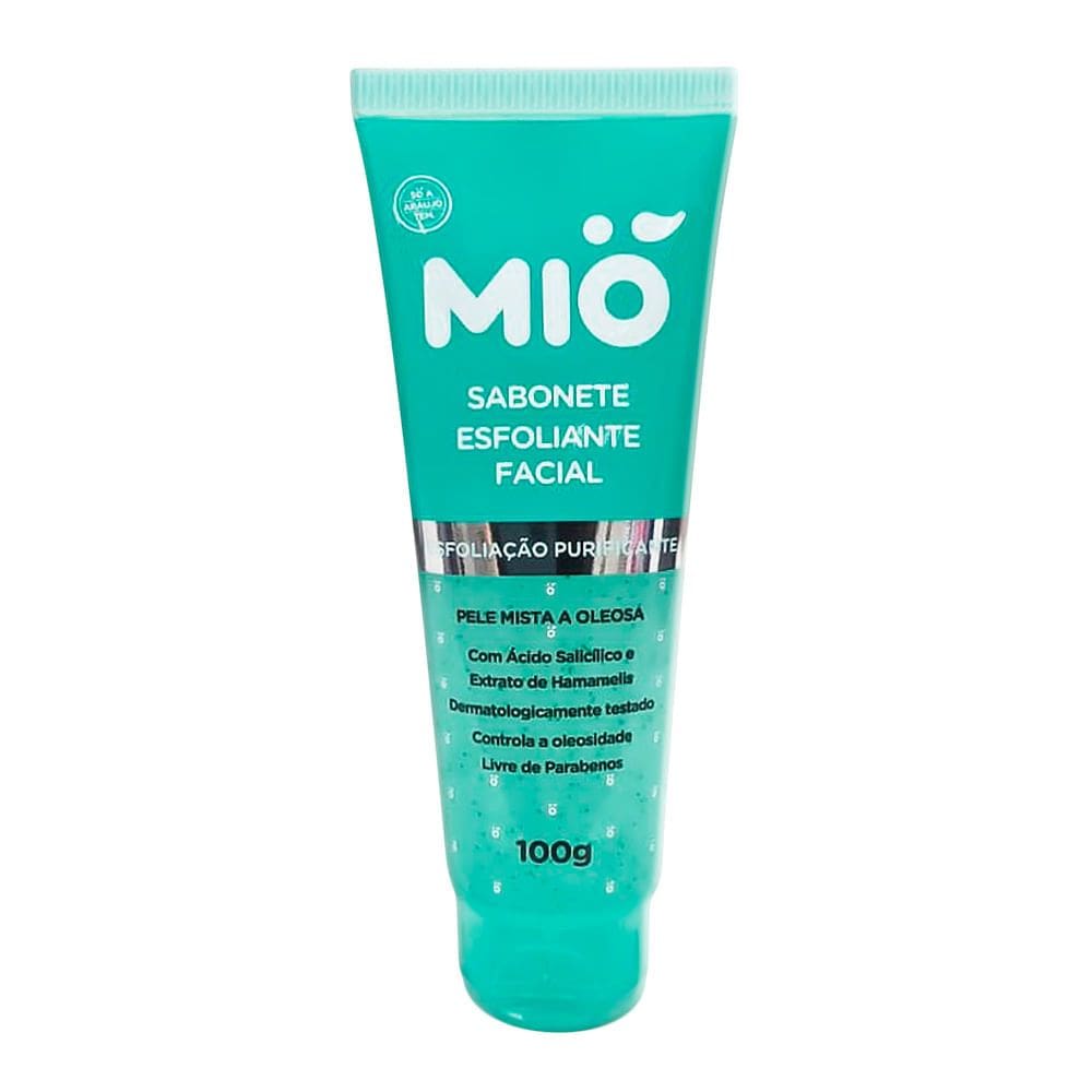 Sabonete Esfoliante Facial Mió Esfoliação Purificante Pele Mista a Oleosa 100g