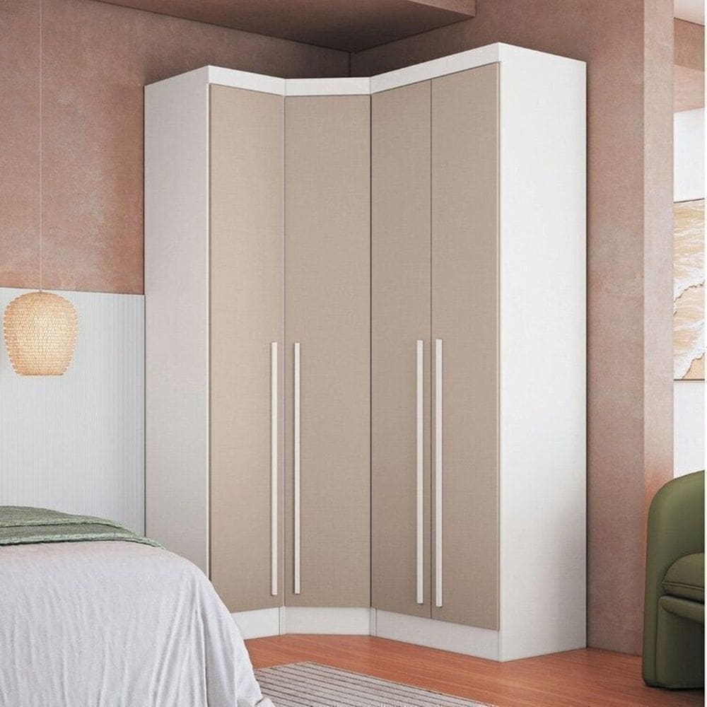 Guarda-roupa Modulado 3 Peças Infinity Branco Line/Duna