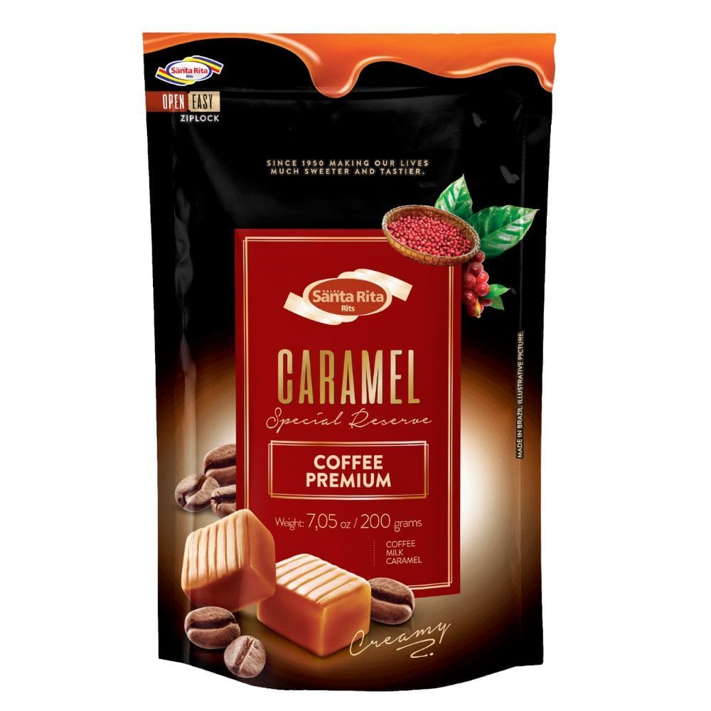 Bala Caramelo Santa Rita Coffee Premium 200g
