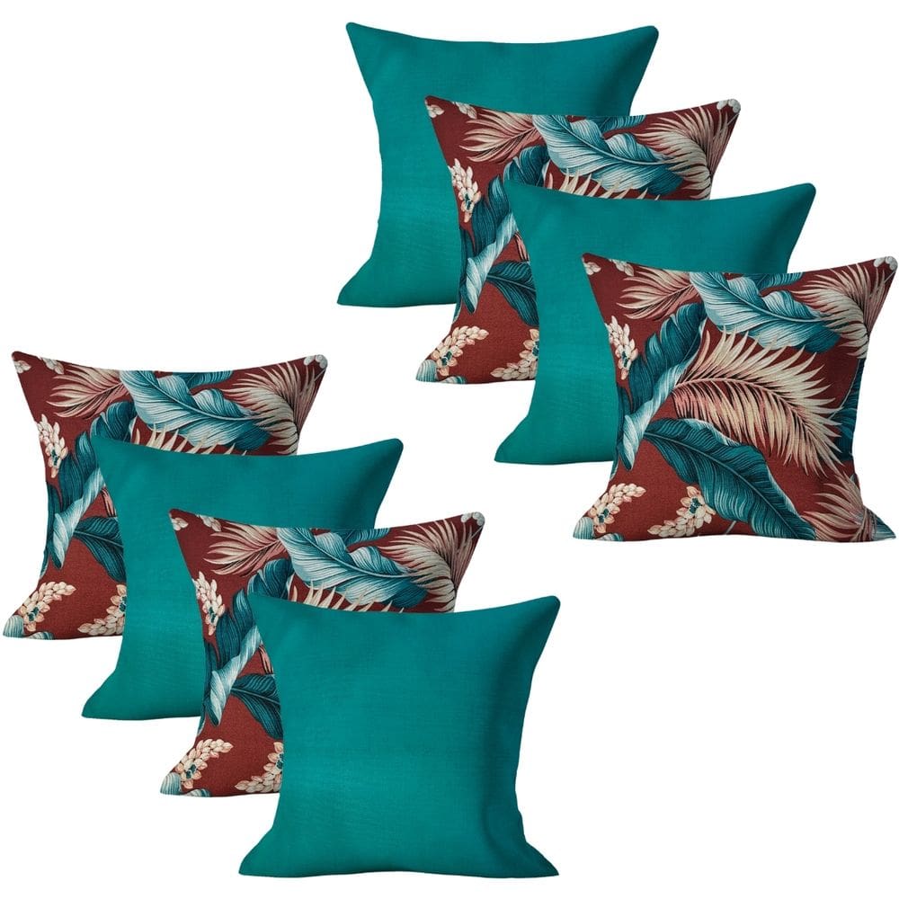 Kit 8 Capas de Almofadas Moderna 45x45 Decorativa Kit 10