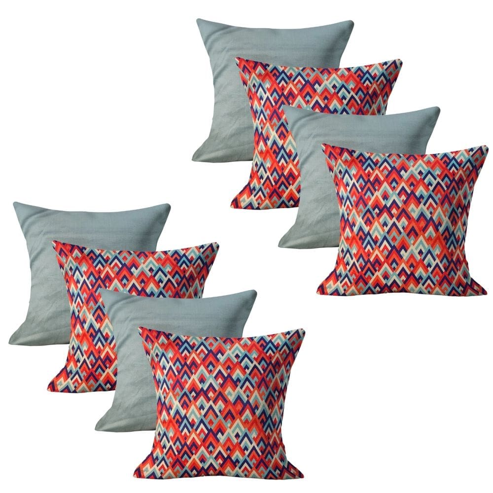 Kit 8 Capas de Almofadas Moderna 45x45 Decorativa Kit 11