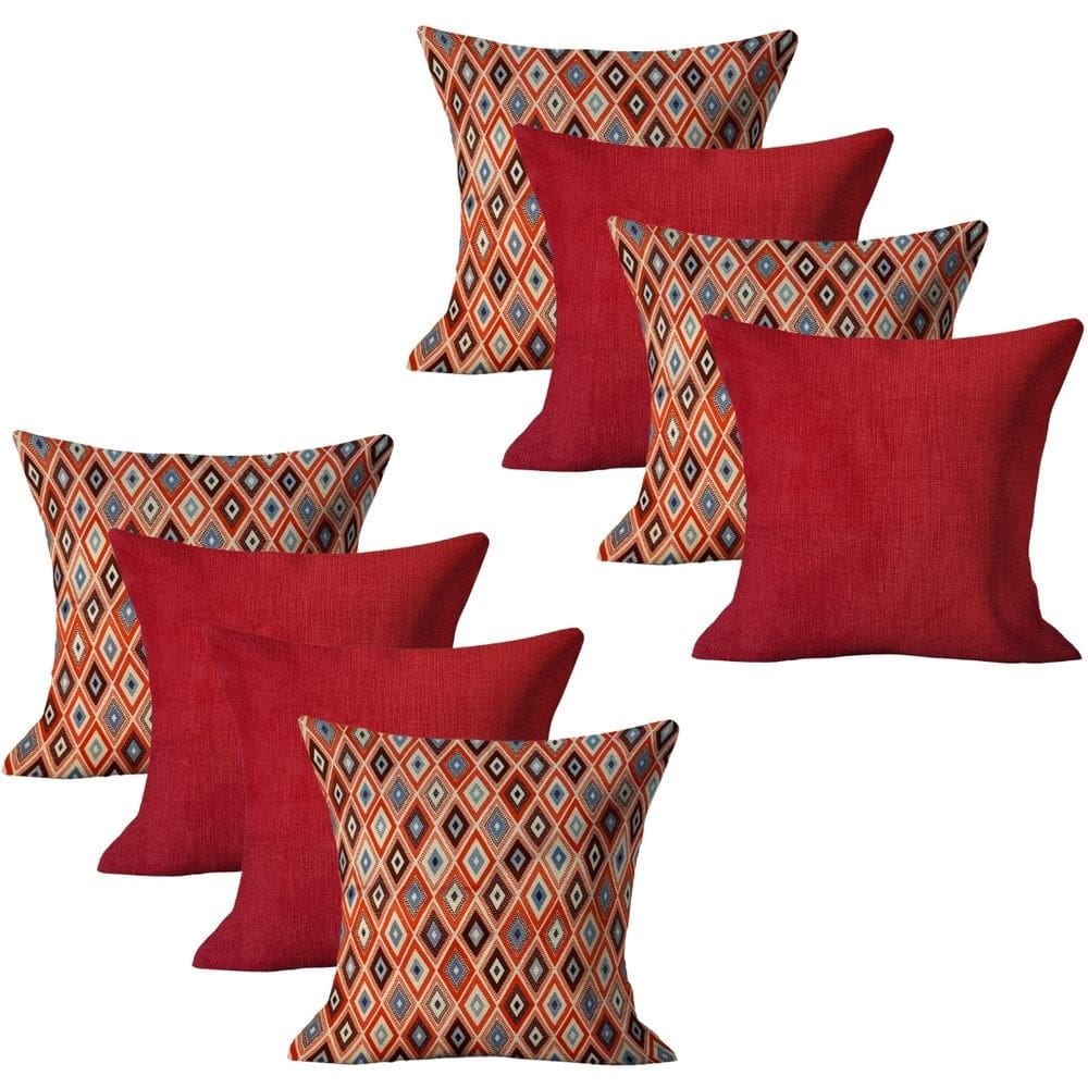 Kit 8 Capas de Almofadas Moderna 45x45 Decorativa Kit 15