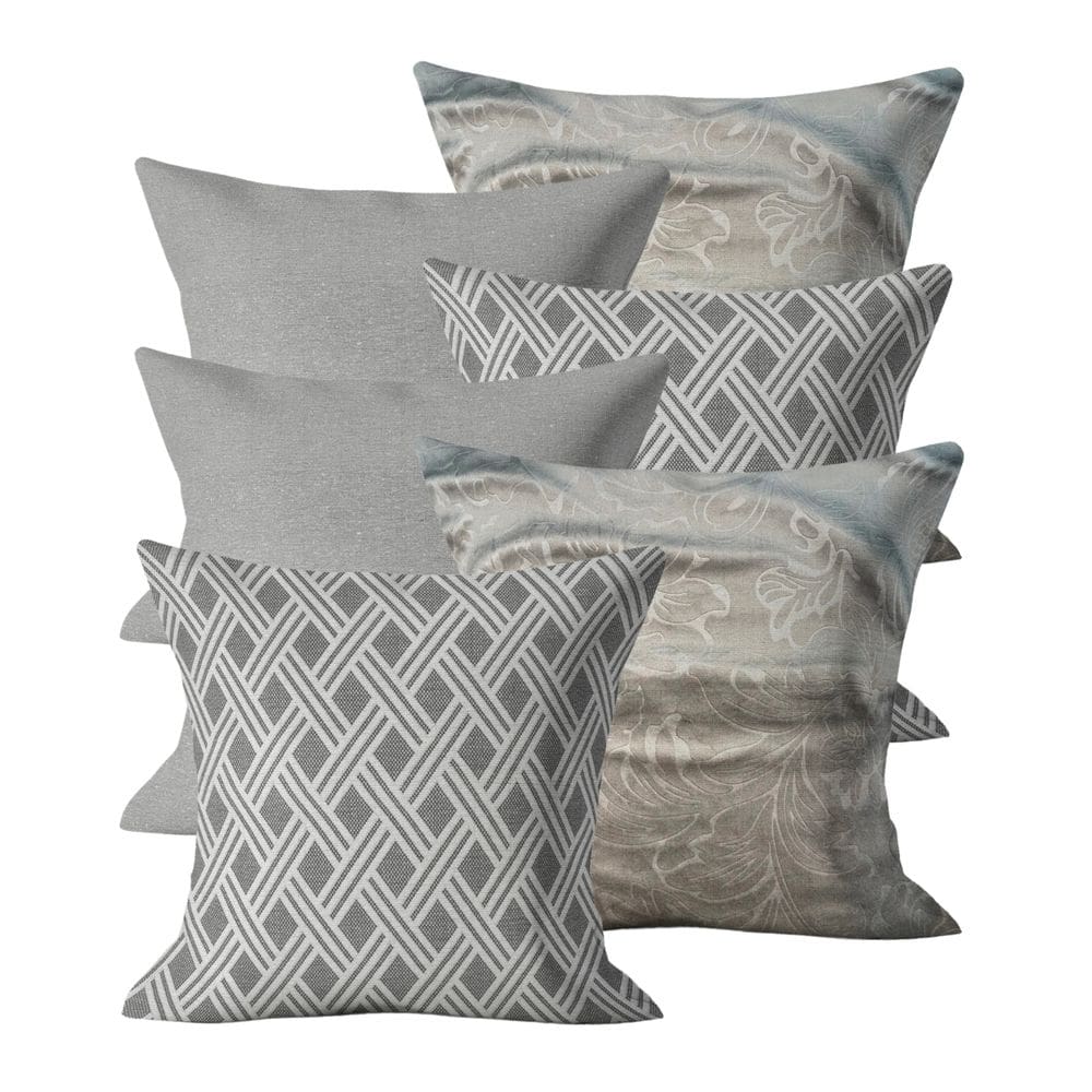Kit 6 Capas de Almofadas Moderna 45x45 Decorativa Kit 05