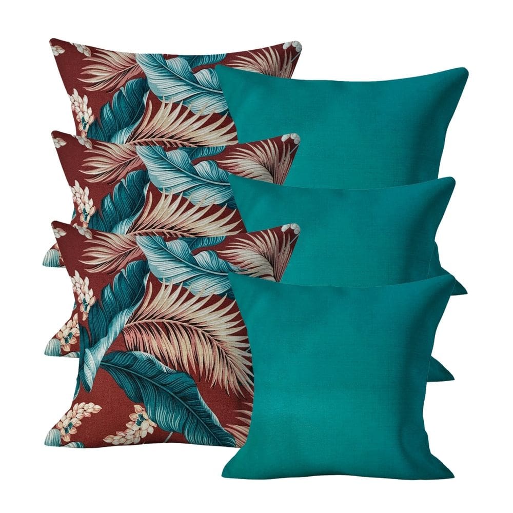 Kit 6 Capas de Almofadas Moderna 45x45 Decorativa Kit 10