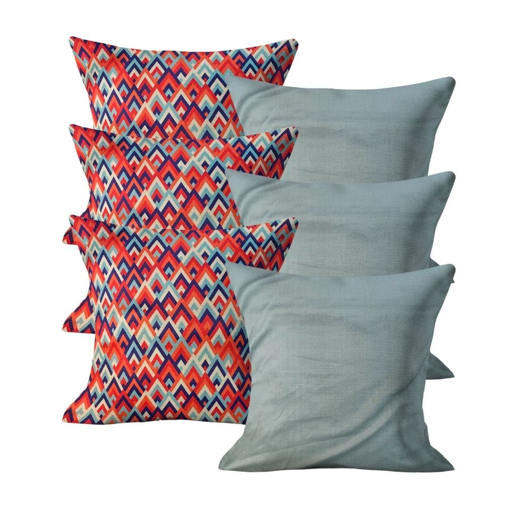 Kit 6 Capas de Almofadas Moderna 45x45 Decorativa Kit 11