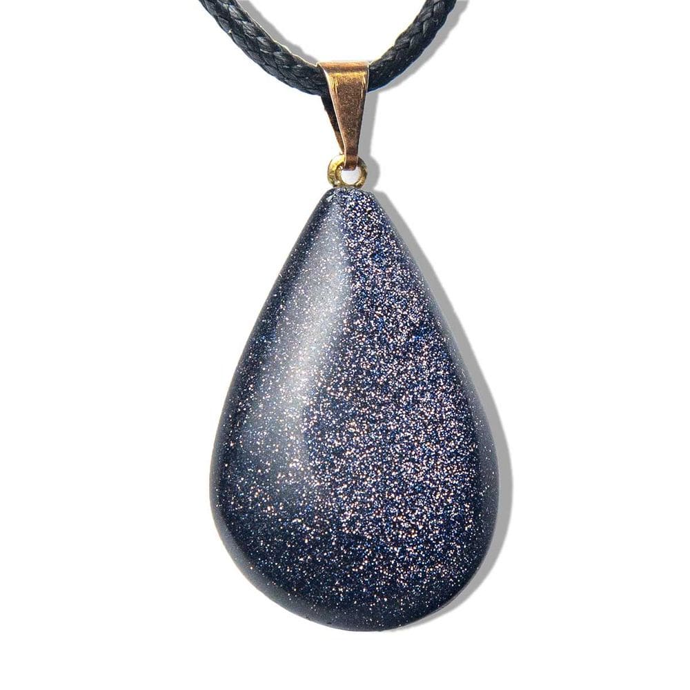 Colar Gota Pedra Estrela Montagem Pino e Presilha Dourado