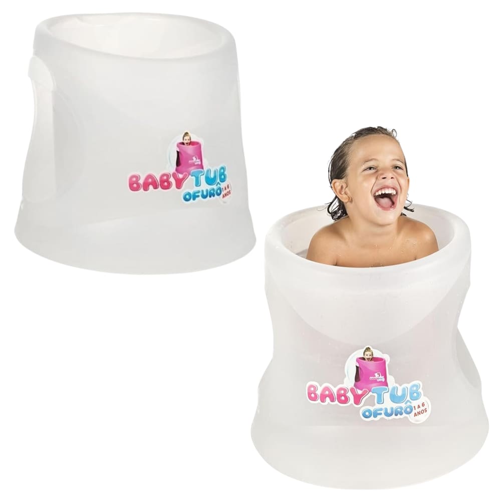 Banheira Babytub Ofurô Transparente 1 a 6 Anos