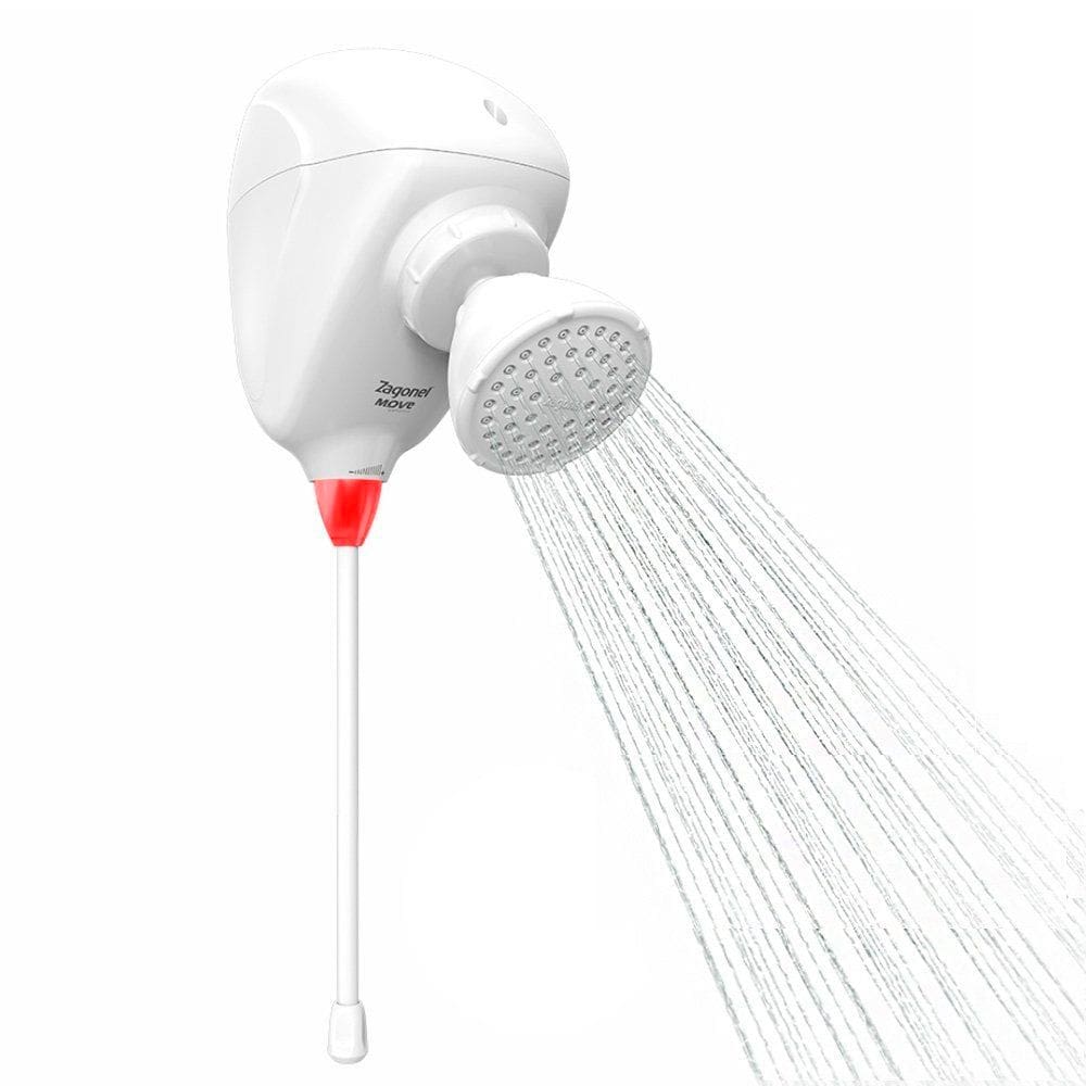 Chuveiro Zagonel Move Eletrônico Blindado Branco 127V 4000W