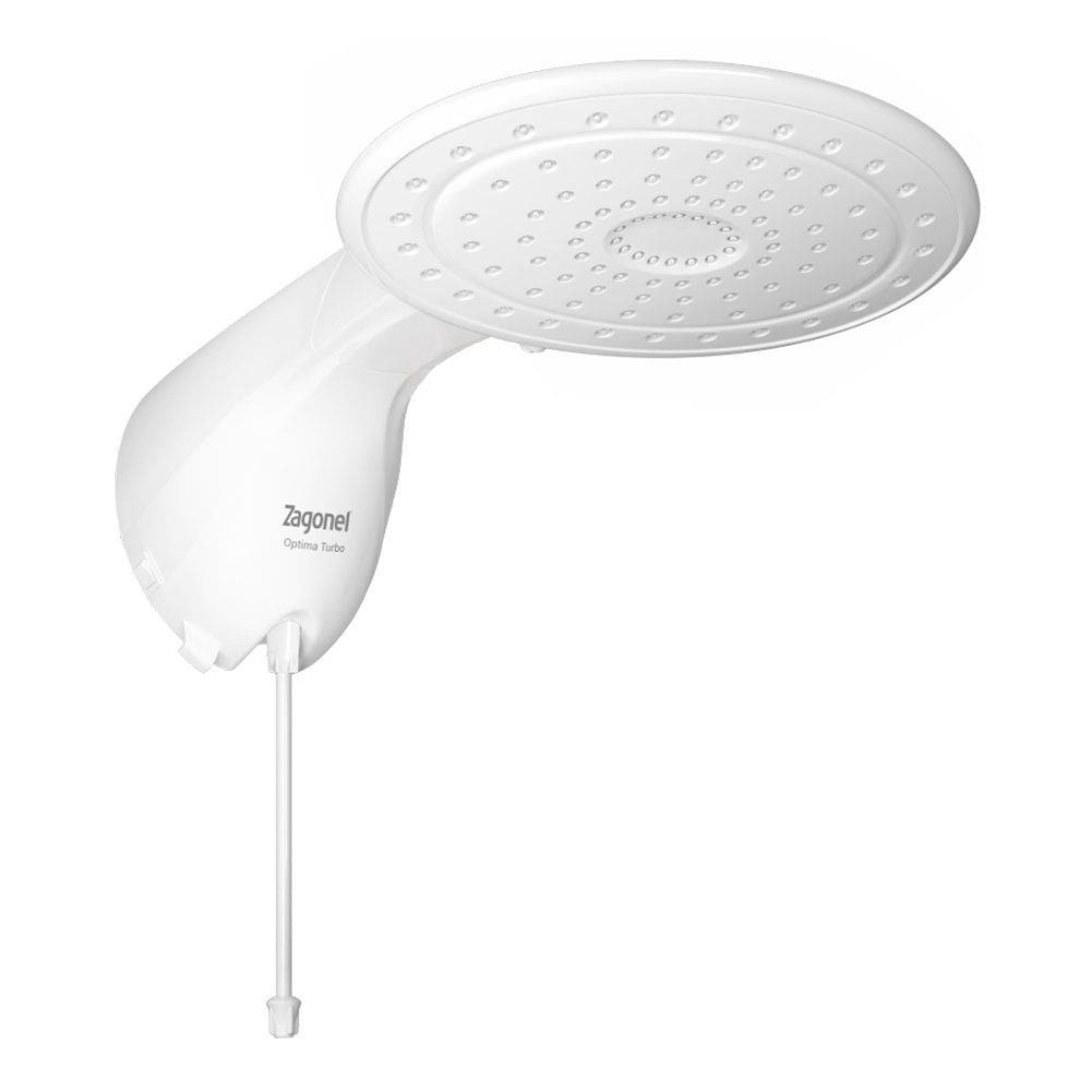 Chuveiro Zagonel Optima Turbo Eletrônico Branco 127V 5500W