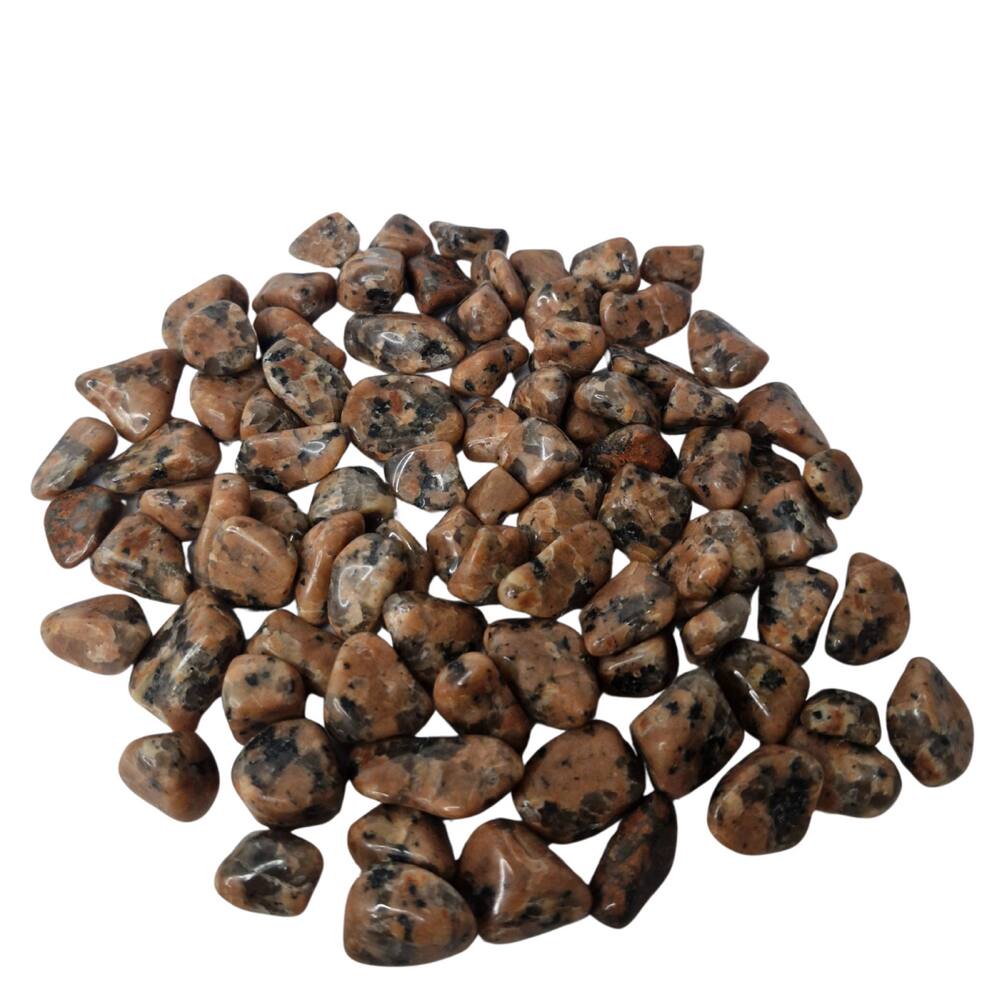 Pedra Calcita Orquídea 0,2 a 1 cm Rolada 250g Natural