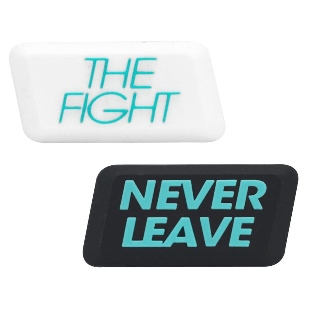 Antivibrador Tecnifibre Spirit Never Leave The Fight Com 02 Unidades Preto Branco e Azul