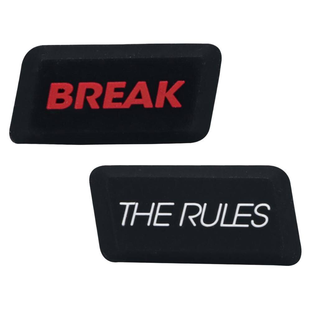 Antivibrador Tecnifibre Spirit Break The Rules Com 02 Unidades Preto Vermelho e Branco