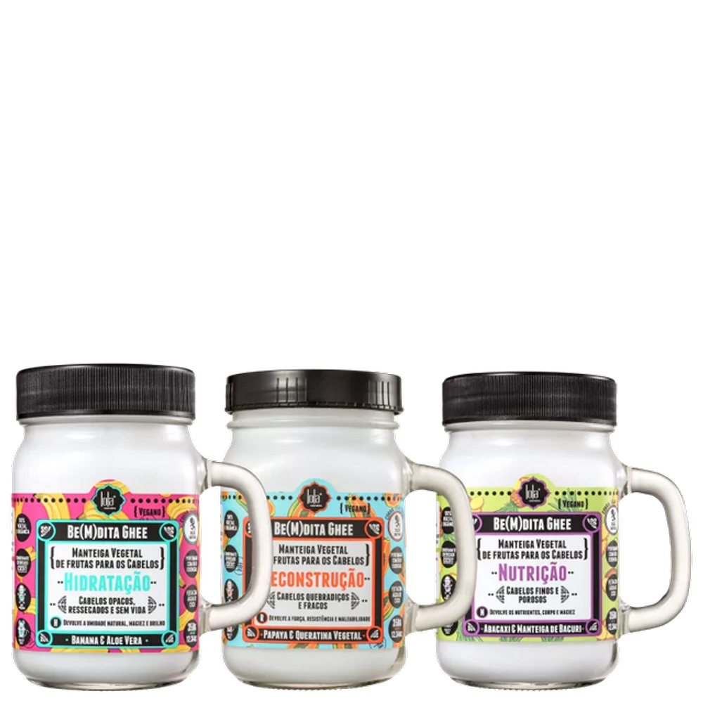 Lola Cosmetics Be(M)dita Ghee Kit 3 Produtos 350g