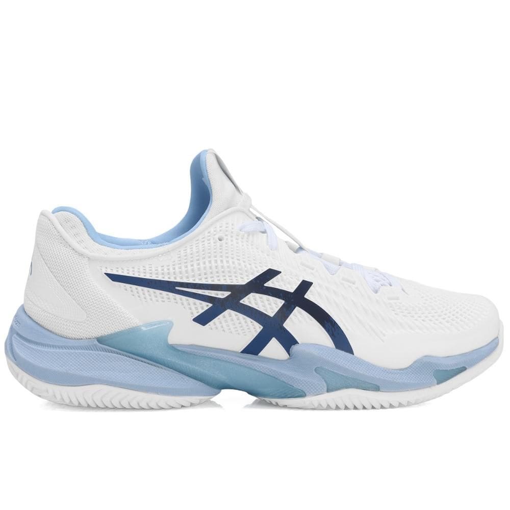 Tênis Asics Court FF 3 Novak - Clay - Saibro - Branco e Azul